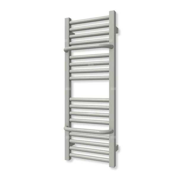 Grzejnik elektryczny TERMA LIMA 820 x 300 mm, kolor srebrny mat, moc 300 W, podłączenie E8, kabel spiralny z wtyczką