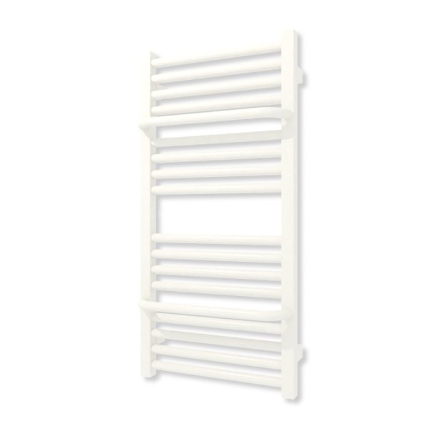 Grzejnik elektryczny TERMA LIMA 820 x 400 mm, kolor biały drogowy RAL9016, moc 300 W, podłączenie E8, kabel przyłącze ts1/ss1