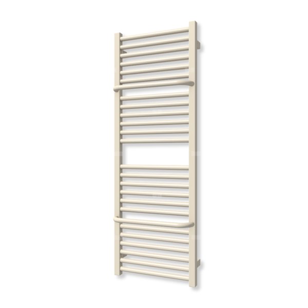 Grzejnik elektryczny TERMA LIMA 1140 x 400 mm, kolor musujący krem, moc 400 W, podłączenie E8, kabel prosty bez wtyczki z maskownicą szary