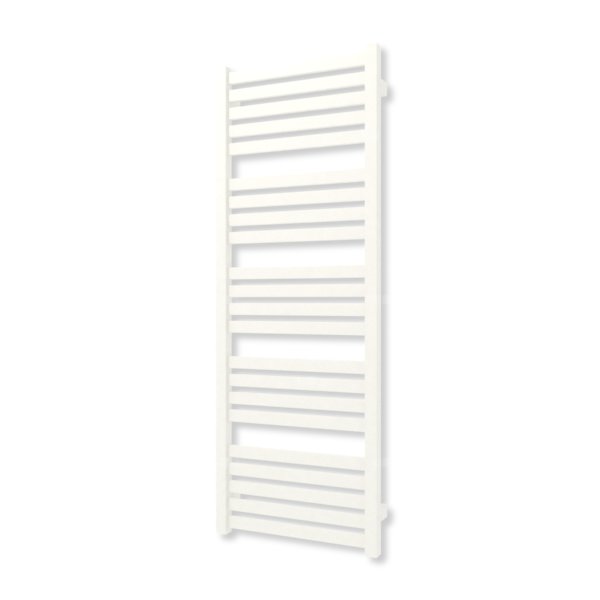 Grzejnik elektryczny TERMA MARLIN 1180 x 430 mm, kolor biały drogowy RAL9016, moc 400 W, podłączenie E1, kabel spiralny z wtyczką