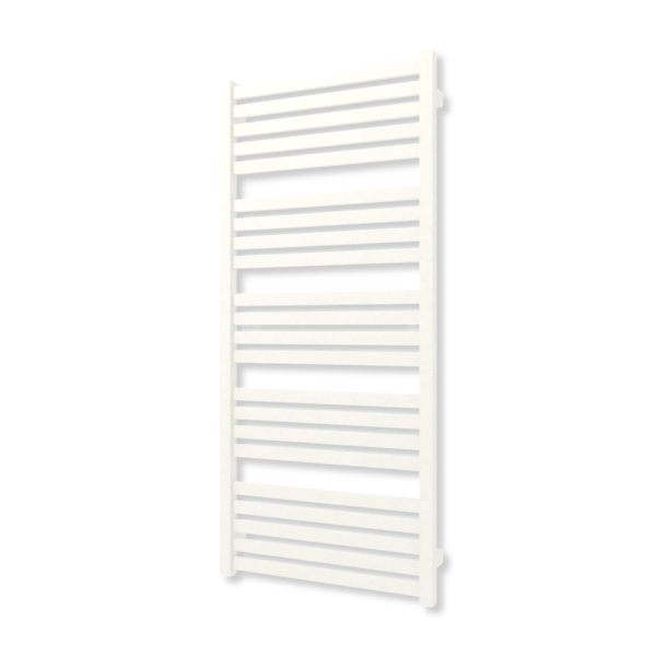 Grzejnik elektryczny TERMA MARLIN 1180 x 530 mm, kolor biały drogowy RAL9016, moc 600 W, podłączenie E1, kabel przyłącze ts1/ss1