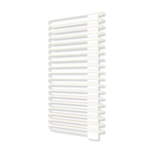 Grzejnik elektryczny TERMA MICHELLE 1200 x 600 mm, kolor biały drogowy RAL9016, moc 800 W, podłączenie E8, kabel spiralny z wtyczką