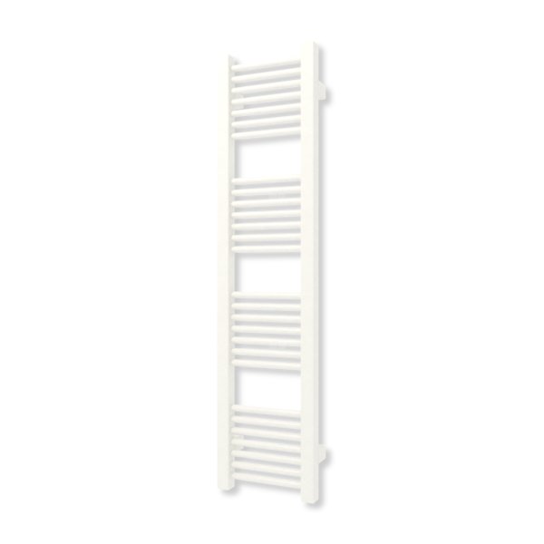 Grzejnik elektryczny TERMA MIKE 960 x 230 mm, kolor biały drogowy RAL9016, moc 300 W, podłączenie E8, kabel spiralny z wtyczką
