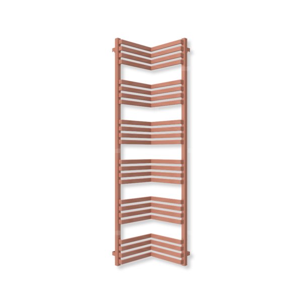 Grzejnik elektryczny TERMA INCORNER 1540 x 350 mm, kolor sienna, moc 800 W, podłączenie E1, kabel spiralny z wtyczką