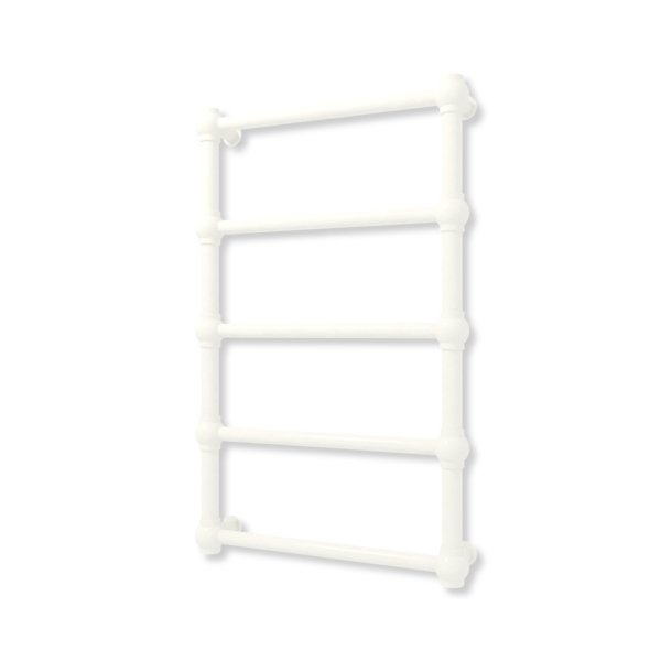 Grzejnik elektryczny TERMA RETRO 800 x 500 mm, kolor biały drogowy RAL9016, moc 200 W, podłączenie E1, kabel spiralny z wtyczką