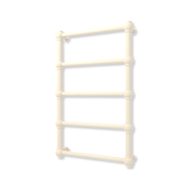 Grzejnik elektryczny TERMA RETRO 800 x 500 mm, kolor musujący krem, moc 200 W, podłączenie E1, kabel prosty bez wtyczki z maskownicą czarny