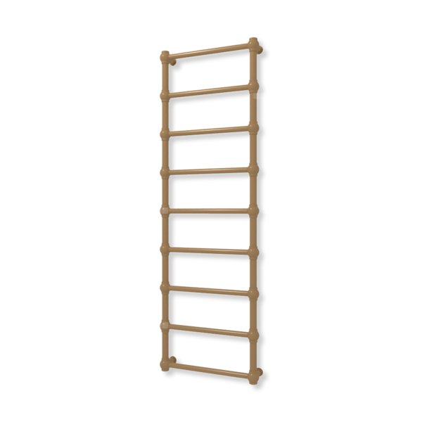 Grzejnik elektryczny TERMA RETRO 1540 x 500 mm, kolor halo, moc 400 W, podłączenie E1, kabel prosty bez wtyczki z maskownicą