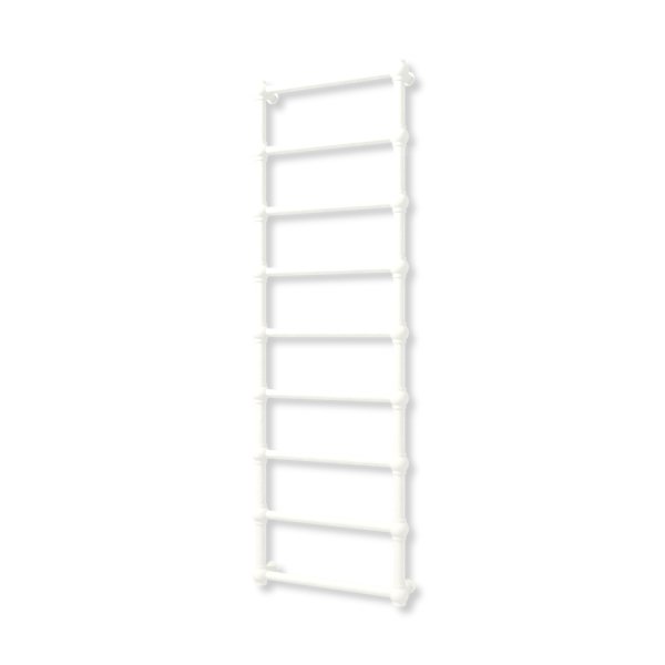 Grzejnik elektryczny TERMA RETRO 1540 x 500 mm, kolor biały soft, moc 400 W, podłączenie E8, kabel spiralny z wtyczką
