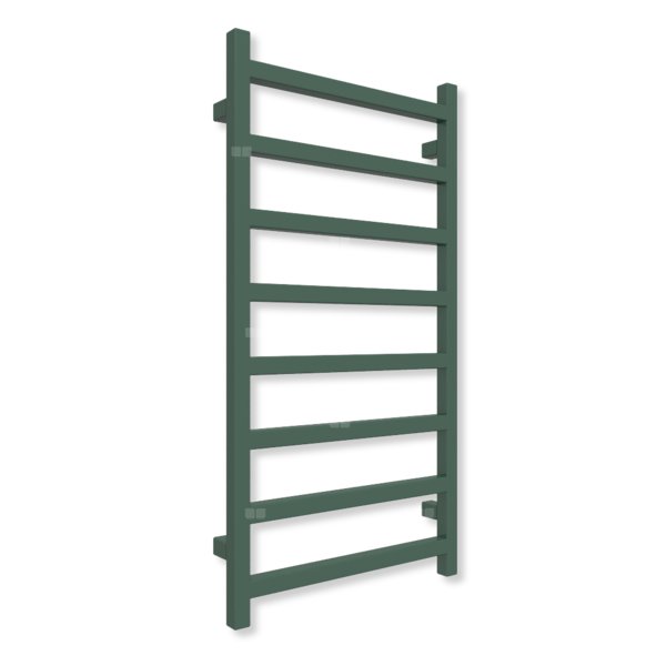 Grzejnik elektryczny TERMA SIMPLE 960 x 500 mm, kolor soft 6028, moc 400 W, podłączenie E1, kabel prosty bez wtyczki z maskownicą