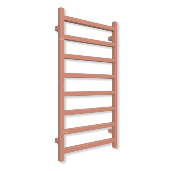 Grzejnik elektryczny TERMA SIMPLE 960 x 500 mm, kolor soft 3012, moc 400 W, podłączenie E1, kabel prosty bez wtyczki z maskownicą