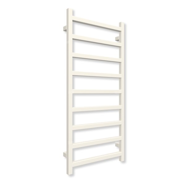 Grzejnik elektryczny TERMA SIMPLE 1080 x 500 mm, kolor biały RAL9010, moc 400 W, podłączenie E8, kabel prosty bez wtyczki biały