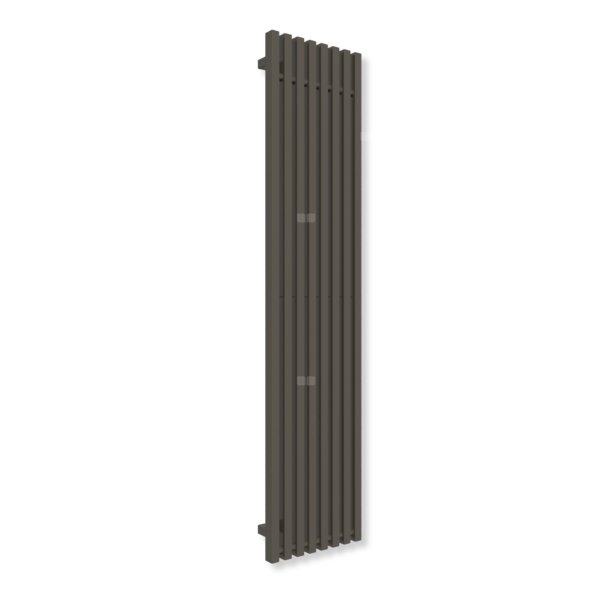 Grzejnik elektryczny TERMA TRIGA E 1700 x 380 mm, kolor brąz anodowy, moc 800 W, podłączenie E8, kabel przyłącze ts1/ss1