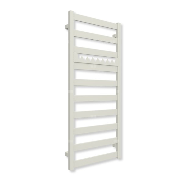 Grzejnik elektryczny TERMA VIVO 1150 x 500 mm, kolor rumieniec, moc 400 W, podłączenie E8, kabel spiralny z wtyczką żółty