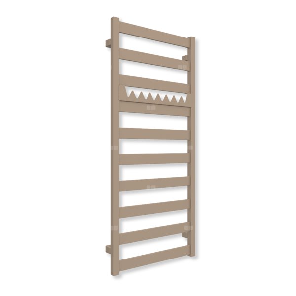 Grzejnik elektryczny TERMA VIVO 1150 x 500 mm, kolor kwarc, moc 400 W, podłączenie E1, kabel przyłącze ts1/ss1