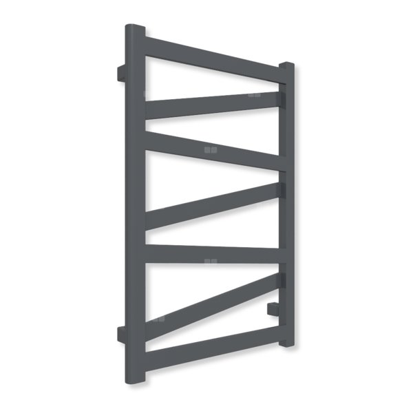 Grzejnik elektryczny TERMA VIPERA 750 x 500 mm, kolor szary grafitowy RAL7024, moc 300 W, podłączenie E8, kabel przyłącze ts1/ss1