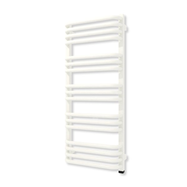 Grzejnik elektryczny TERMA ALEX ONE 760 x 400 mm, kolor biały drogowy RAL9016, moc 300 W, podłączenie E8, kabel prosty z wtyczką czarny