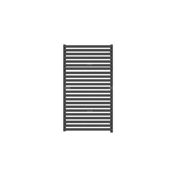 Grzejnik elektryczny TERMA CITY ONE 1050 x 600 mm, kolor heban, moc 800 W, podłączenie E8, kabel prosty bez wtyczki czarny