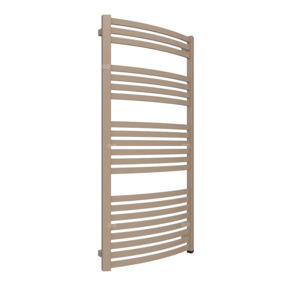 Grzejnik elektryczny TERMA DEXTER ONE 1220 x 600 mm, kolor kwarc, moc 800 W, podłączenie E8, kabel prosty bez wtyczki czarny