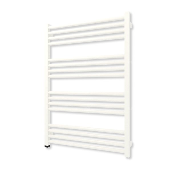 Grzejnik elektryczny TERMA FIONA ONE 900 x 630 mm, kolor biały drogowy RAL9016, moc 400 W, podłączenie E1, kabel prosty bez wtyczki biały