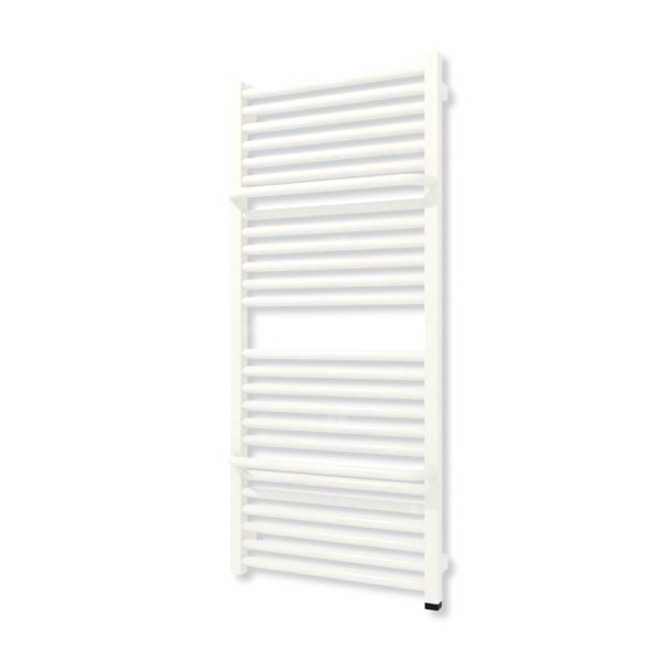 Grzejnik elektryczny TERMA LIMA ONE 1140 x 500 mm, kolor biały drogowy RAL9016, moc 600 W, podłączenie E8, kabel prosty z wtyczką