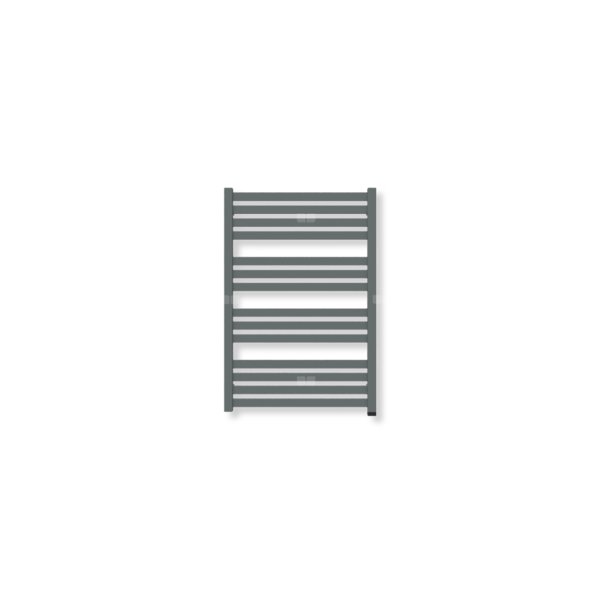 Grzejnik elektryczny TERMA MARLIN ONE 780 x 530 mm, kolor grafit, moc 400 W, podłączenie E8, kabel prosty bez wtyczki czarny