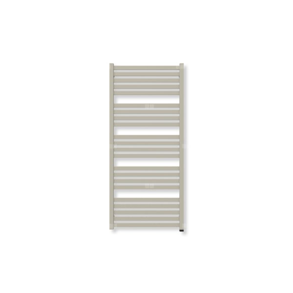 Grzejnik elektryczny TERMA MARLIN ONE 1180 x 530 mm, kolor kalifornijski beż, moc 600 W, podłączenie E8, kabel prosty bez wtyczki szary