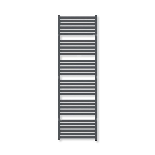 Grzejnik elektryczny TERMA MARLIN ONE 1680 x 530 mm, kolor metaliczna czerń, moc 800 W, podłączenie E1, kabel prosty bez wtyczki czarny