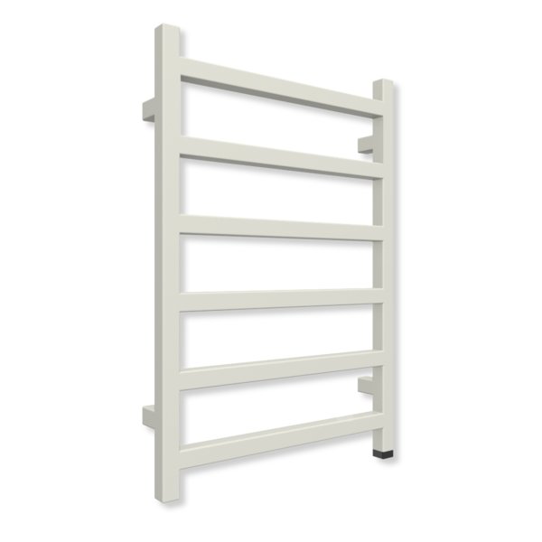 Grzejnik elektryczny TERMA SIMPLE ONE 720 x 500 mm, kolor rumieniec, moc 300 W, podłączenie E1, kabel prosty bez wtyczki biały