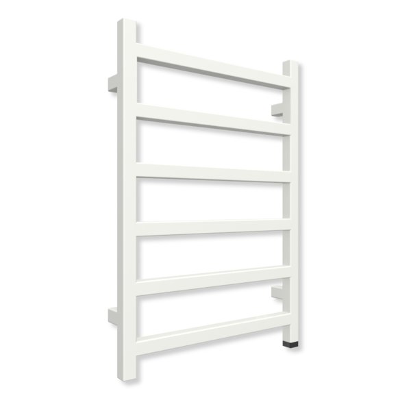 Grzejnik elektryczny TERMA SIMPLE ONE 720 x 500 mm, kolor biały sygnałowy soft, moc 300 W, podłączenie E1, kabel prosty bez wtyczki biały