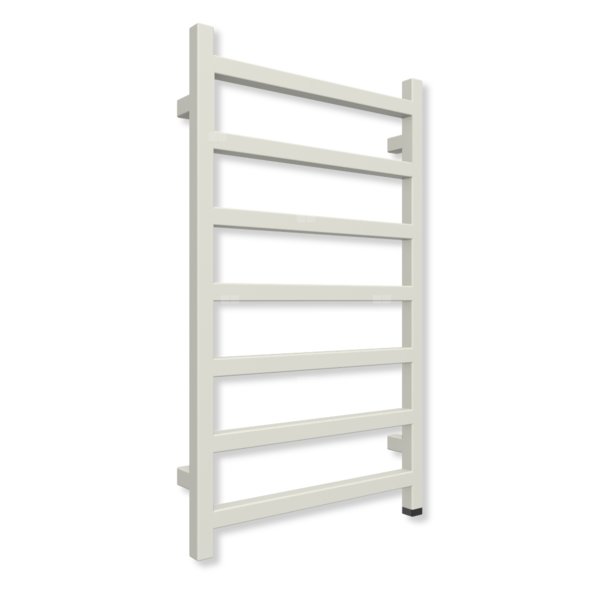 Grzejnik elektryczny TERMA SIMPLE ONE 840 x 500 mm, kolor rumieniec, moc 300 W, podłączenie E8, kabel prosty bez wtyczki szary