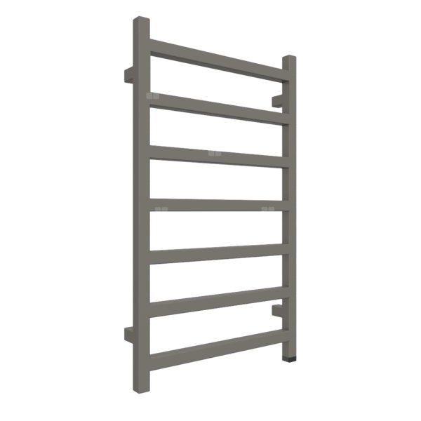 Grzejnik elektryczny TERMA SIMPLE ONE 840 x 500 mm, kolor błyszczący żwir, moc 300 W, podłączenie E8, kabel spiralny z wtyczką biały