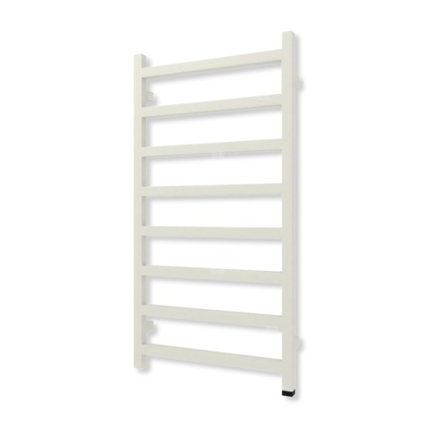 Grzejnik elektryczny TERMA SIMPLE ONE 960 x 500 mm, kolor rumieniec, moc 400 W, podłączenie E8, kabel prosty bez wtyczki szary