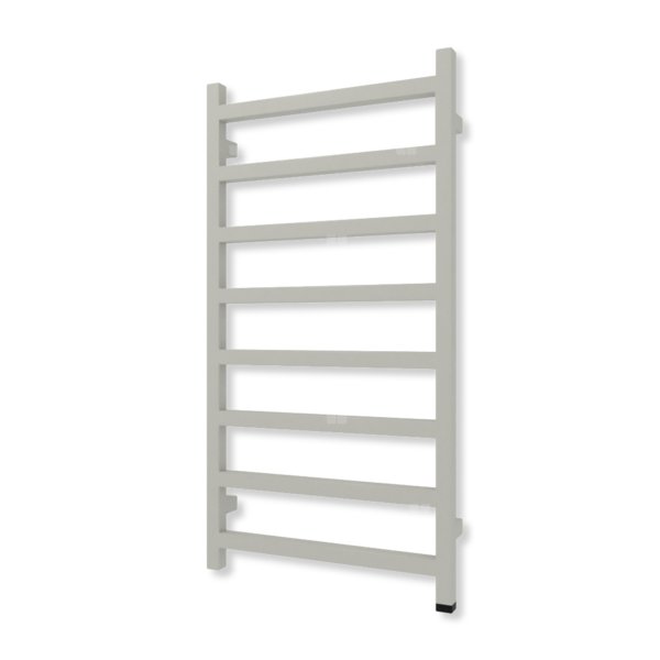 Grzejnik elektryczny TERMA SIMPLE ONE 960 x 500 mm, kolor specjalny - natura, moc 400 W, podłączenie E8, kabel spiralny z wtyczką czarny