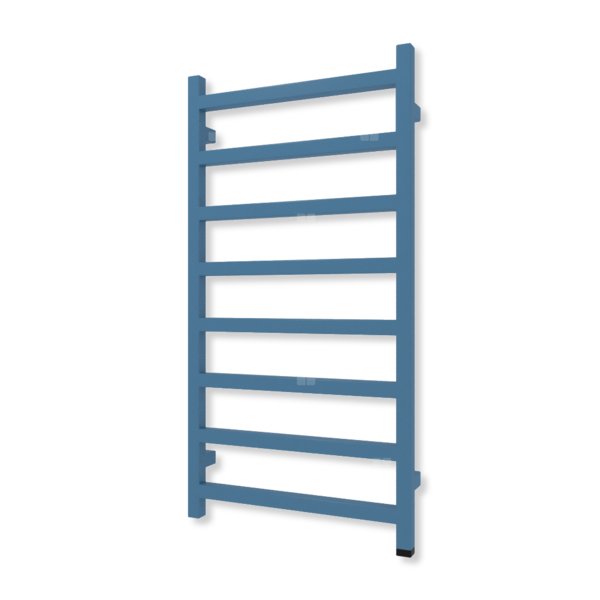 Grzejnik elektryczny TERMA SIMPLE ONE 960 x 500 mm, kolor soft 5007, moc 400 W, podłączenie E8, kabel prosty bez wtyczki czarny