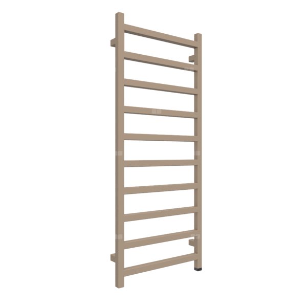 Grzejnik elektryczny TERMA SIMPLE ONE 1200 x 500 mm, kolor irchowo-szary RAL1019, moc 400 W, podłączenie E1, kabel prosty bez wtyczki szary