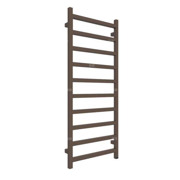 Grzejnik elektryczny TERMA SIMPLE ONE 1200 x 500 mm, kolor szlachetny brąz, moc 400 W, podłączenie E8, kabel prosty bez wtyczki