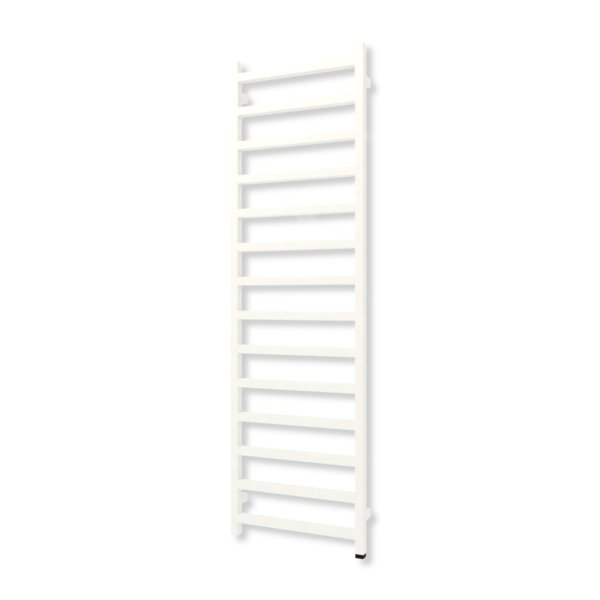 Grzejnik elektryczny TERMA SIMPLE ONE 1680 x 500 mm, kolor biały drogowy RAL9016, moc 600 W, podłączenie E8, kabel prosty z wtyczką czarny