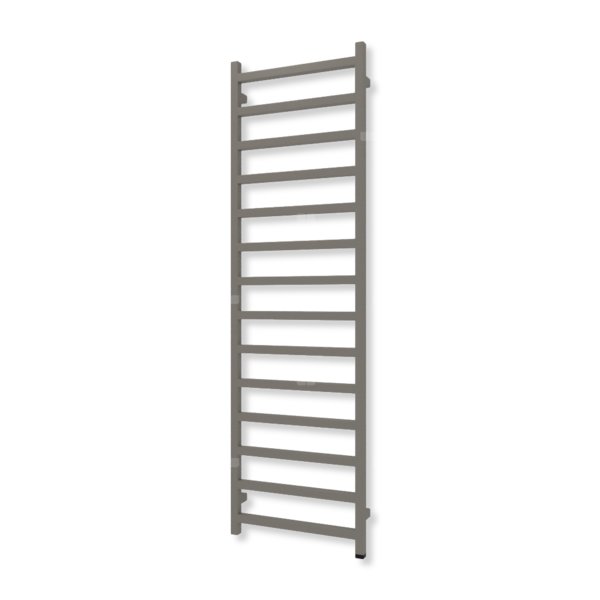 Grzejnik elektryczny TERMA SIMPLE ONE 1680 x 500 mm, kolor błyszczący żwir, moc 600 W, podłączenie E8, kabel prosty z wtyczką szary