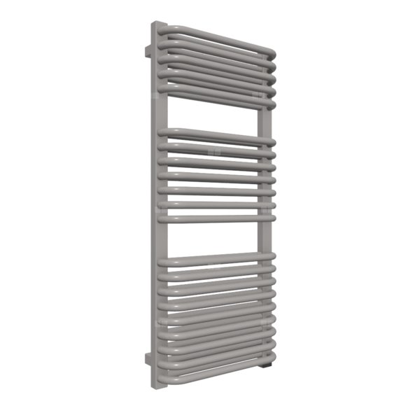 Grzejnik elektryczny TERMA TYTUS ONE 1020 x 440 mm, kolor metaliczny beż, moc 800 W, podłączenie E8, kabel spiralny z wtyczką czarny