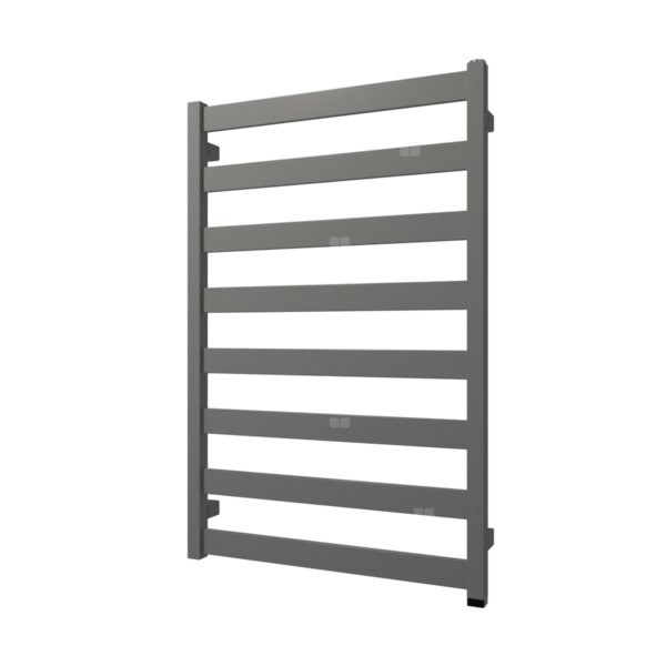 Grzejnik elektryczny TERMA VIVO ONE 910 x 600 mm, kolor diamentowe srebro, moc 400 W, podłączenie E1, kabel prosty bez wtyczki czarny