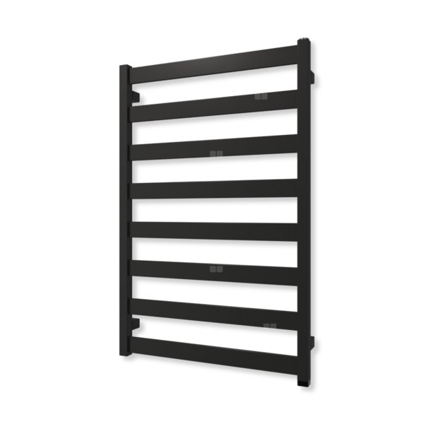 Grzejnik elektryczny TERMA VIVO ONE 910 x 600 mm, kolor heban, moc 400 W, podłączenie E1, kabel prosty bez wtyczki biały