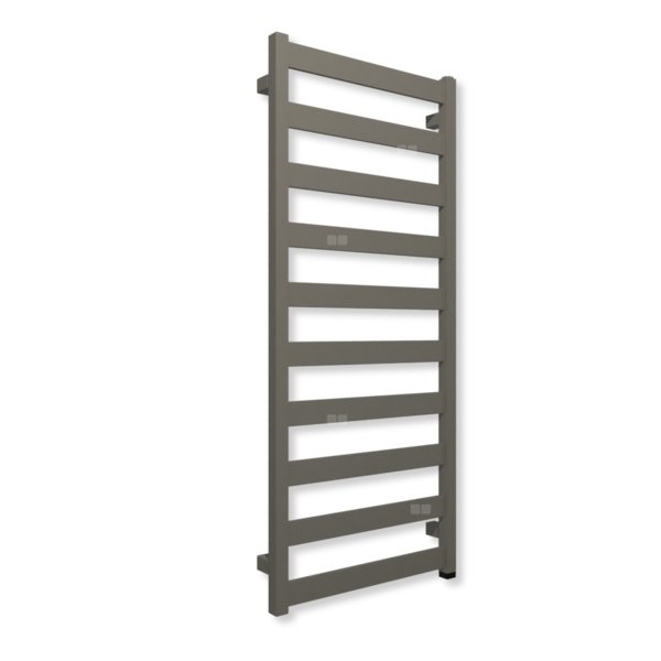 Grzejnik elektryczny TERMA VIVO ONE 1150 x 500 mm, kolor ral 7030 mat, moc 400 W, podłączenie E1, kabel prosty bez wtyczki szary