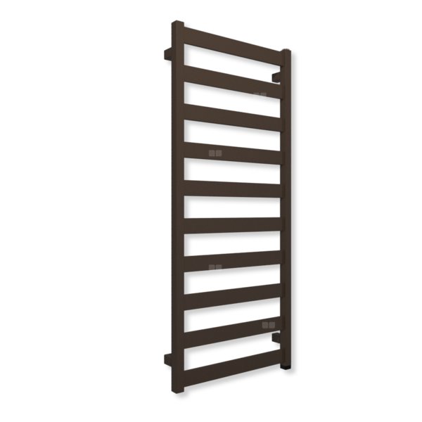 Grzejnik elektryczny TERMA VIVO ONE 1150 x 500 mm, kolor szlachetny brąz, moc 400 W, podłączenie E1, kabel prosty bez wtyczki szary