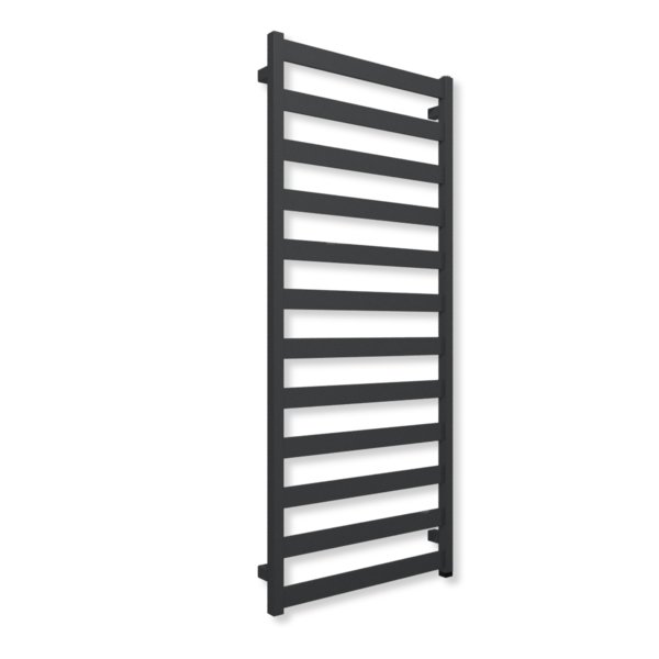 Grzejnik elektryczny TERMA VIVO ONE 1390 x 600 mm, kolor szterling, moc 600 W, podłączenie E1, kabel prosty bez wtyczki szary