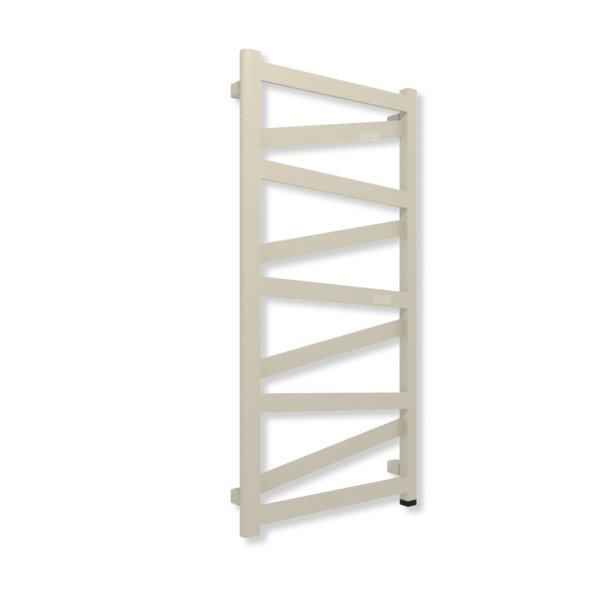 Grzejnik elektryczny TERMA VIPERA ONE 990 x 500 mm, kolor kalifornijski beż, moc 400 W, podłączenie E1, kabel prosty bez wtyczki szary