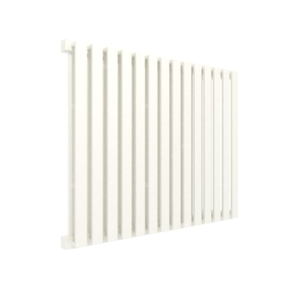 Grzejnik elektryczny TERMA NEMO 645 x 530 mm, kolor biały drogowy RAL9016, moc 600 W, podłączenie E2, kabel przyłącze terma split / smart split, klasa i