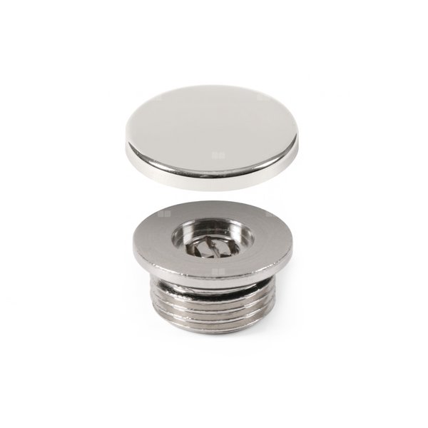 Zestaw odpowietrznika, MA, GZ 1/2”, chrom [odpowietrznik, zaślepka]