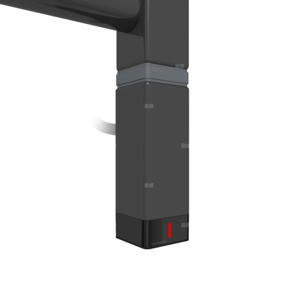 Grzałka TERMA One K30x30, 300W \ Tuba, Heban, kabel prosty z wtyczką [czarny, logo Terma, instr. TER