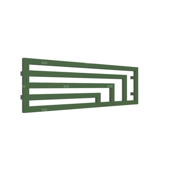 Grzejnik TERMA ANGUS H 360/1140 \ RAL 6002, podł. YP