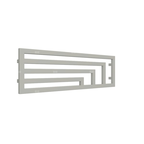 Grzejnik TERMA ANGUS H 360/1140 \ Silver Matt, podł. Y7